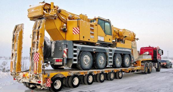 Аренда трала Новый Уренгой,  60 тонн,  80 тонн,  90 тонн,  100 тонн,  110 тонн,  120 тонн,  130 тонн,  140 тонн,  150 тонн,  160